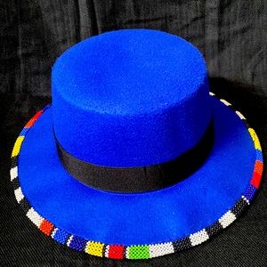 Beautiful Beaded Fedoras